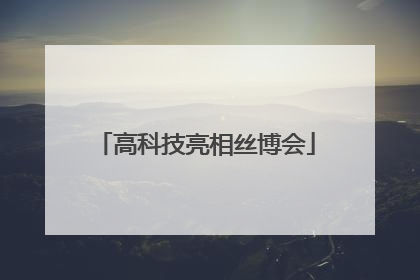 高科技亮相丝博会