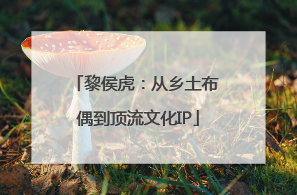 黎侯虎：从乡土布偶到顶流文化IP