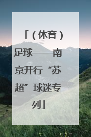 （体育）足球——南京开行“苏超”球迷专列