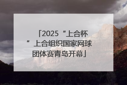 2025“上合杯”上合组织国家网球团体赛青岛开幕