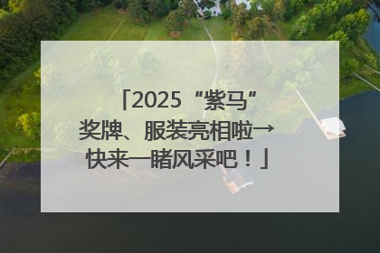 2025“紫马”奖牌、服装亮相啦→快来一睹风采吧！