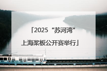 2025“苏河湾”上海桨板公开赛举行