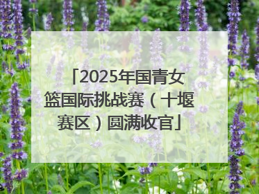 2025年国青女篮国际挑战赛（十堰赛区）圆满收官