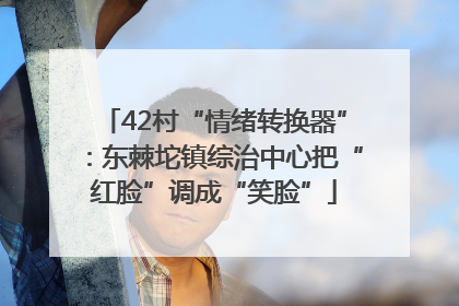42村“情绪转换器”：东棘坨镇综治中心把“红脸”调成“笑脸”